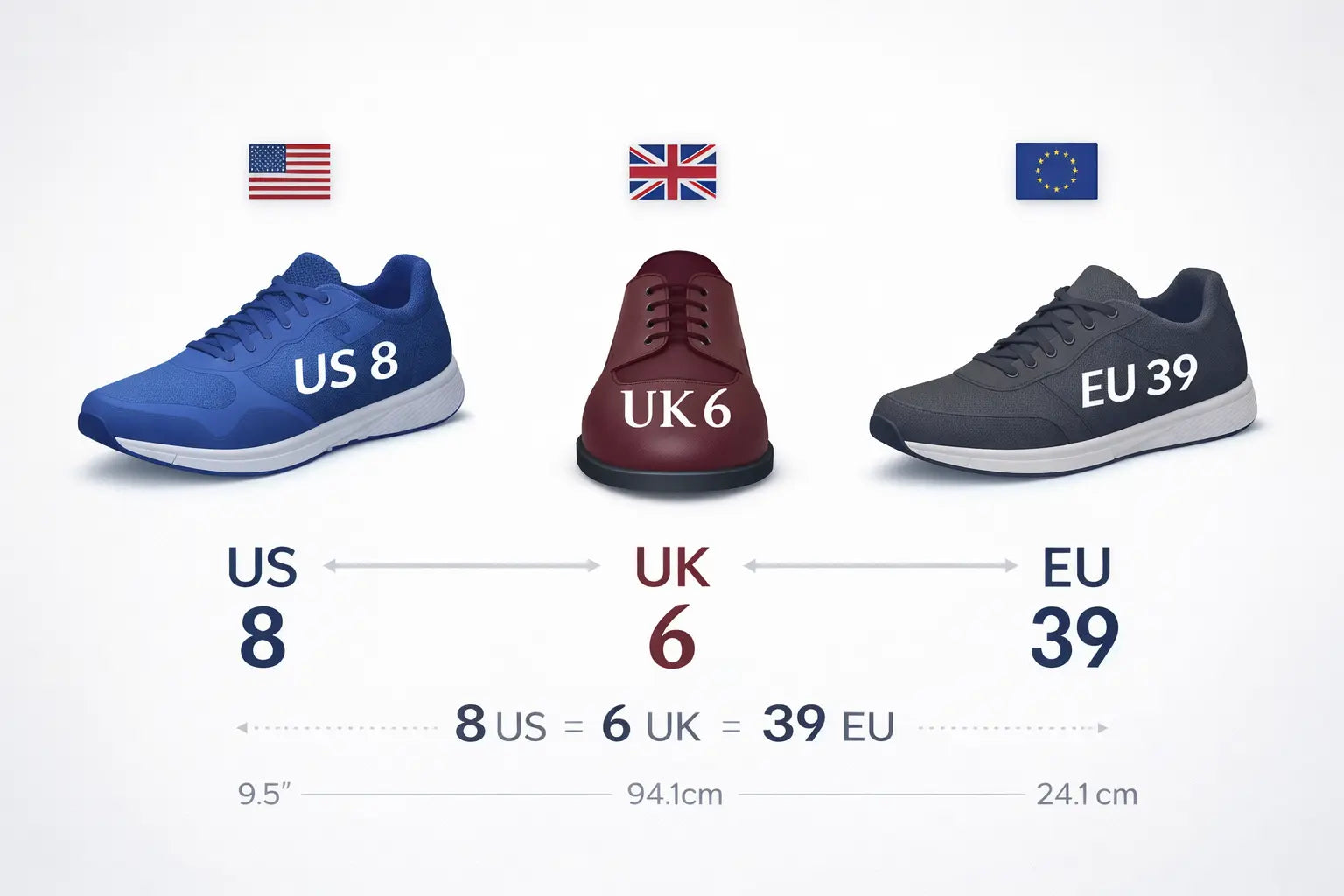 Shoe Size Conversion Chart: US UK EU Complete Guide 2026
