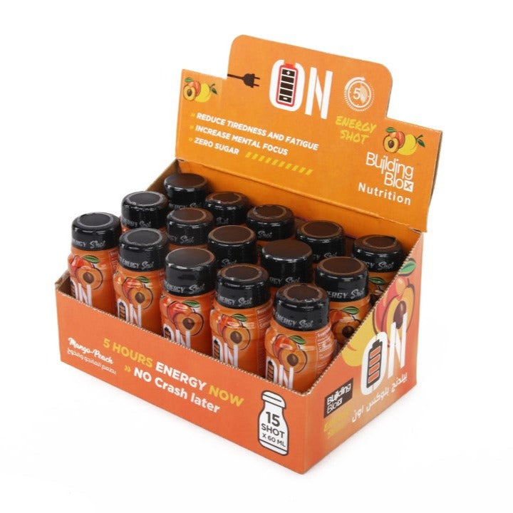 ON Energy Shot - Mango/Peach (Pack of 15 Shot)