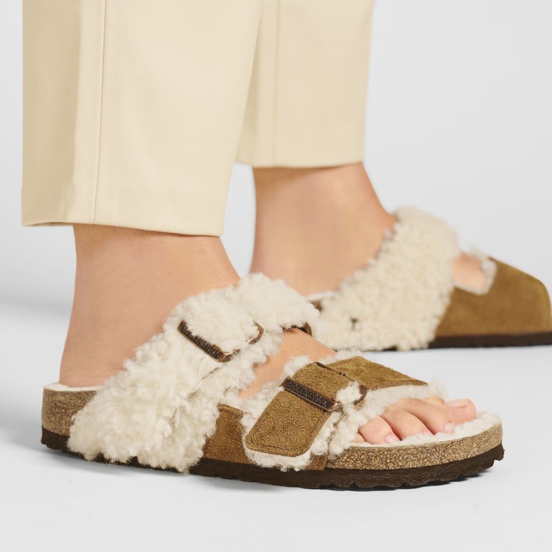 Arizona Teddy Split Suede Leather-Shearling