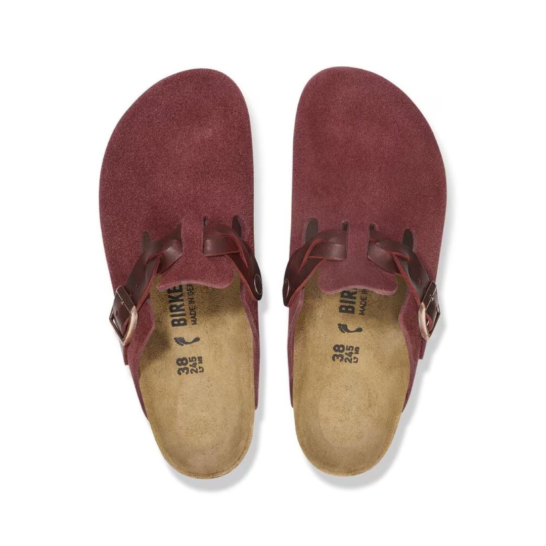 Boston Braided Suede Leather