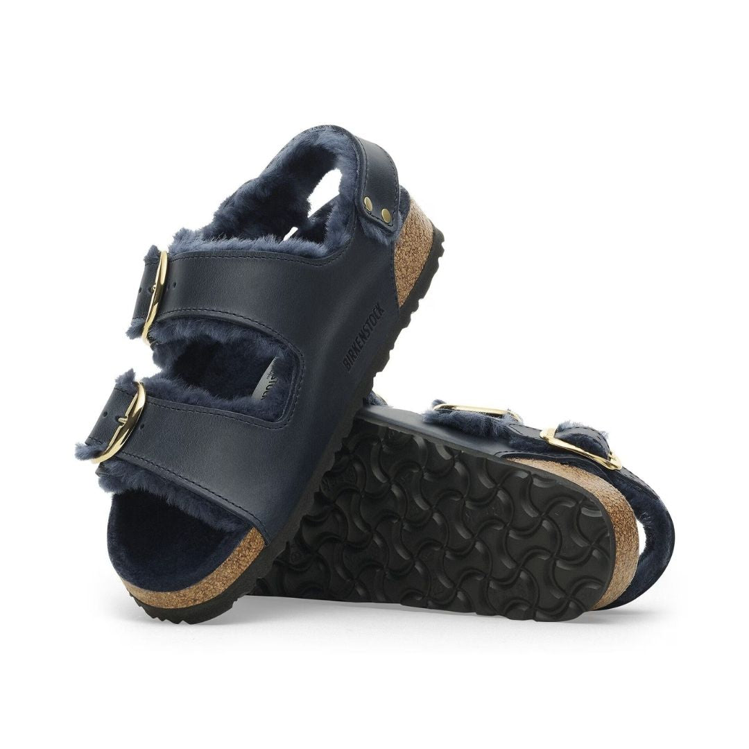 Milano Big Buckle Shearling