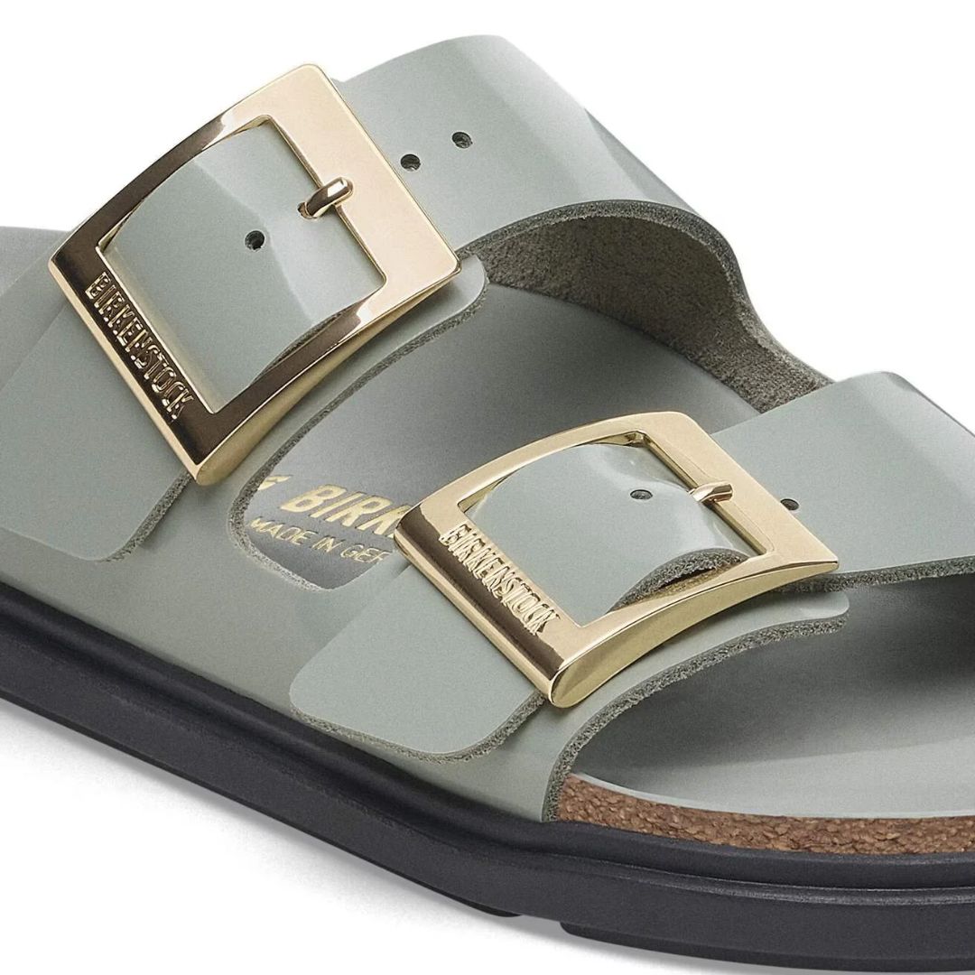 Arizona Droplet Buckle Natural Leather Patent