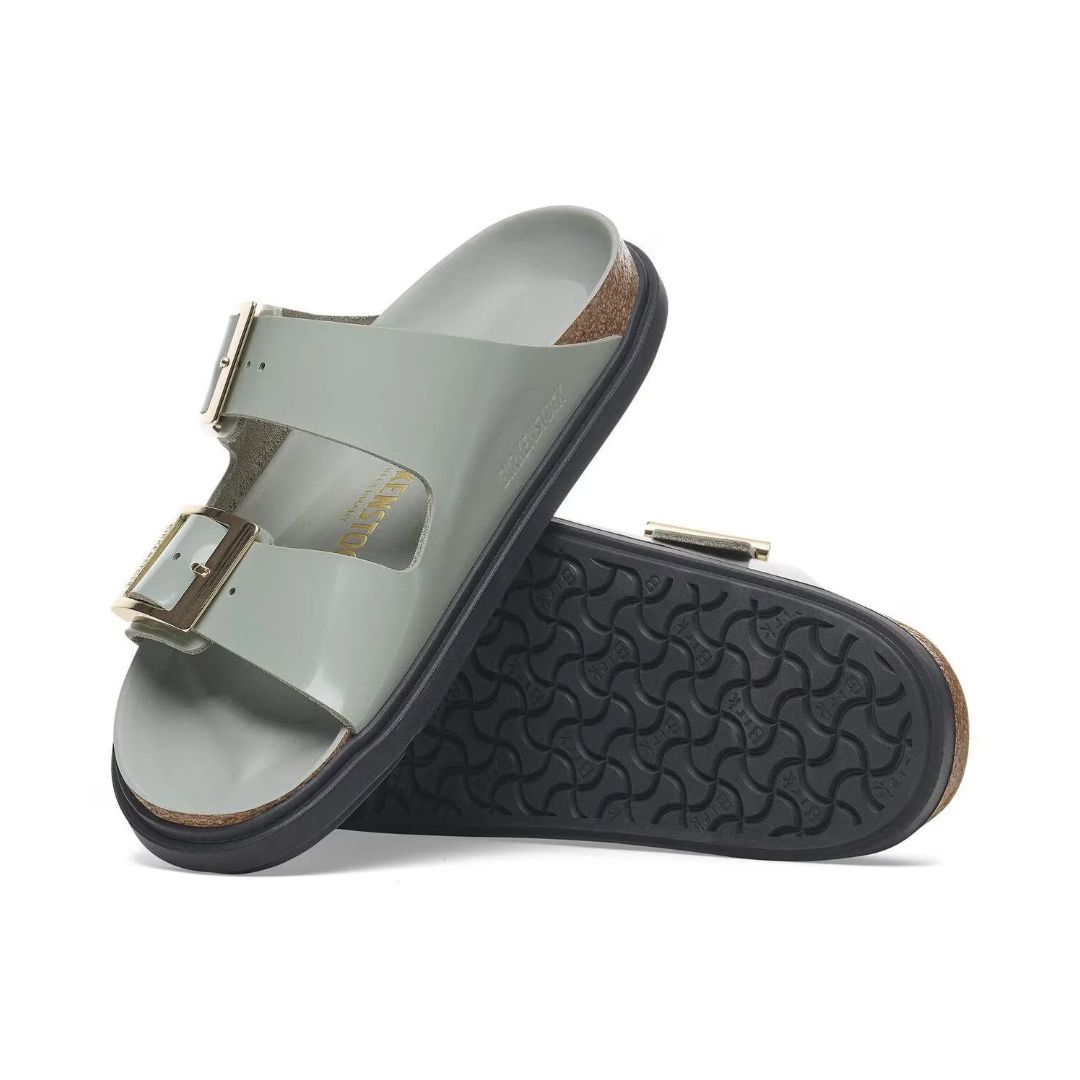 Arizona Droplet Buckle Natural Leather Patent