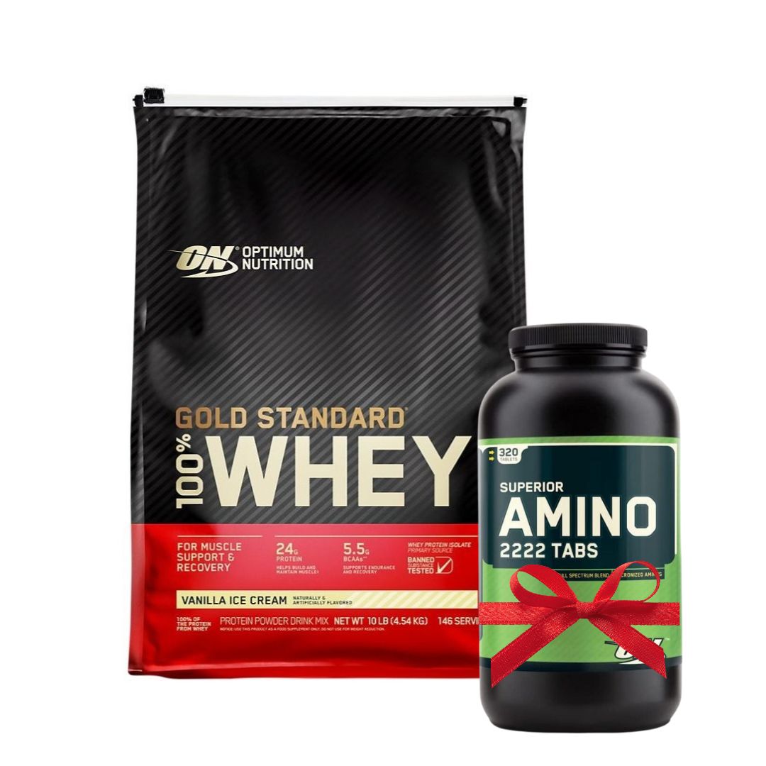 100% Whey Gold (10 LB)  -Vanilla Ice Cream