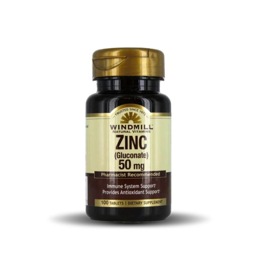 Zinc As Gluconate 50Mg 100Tab