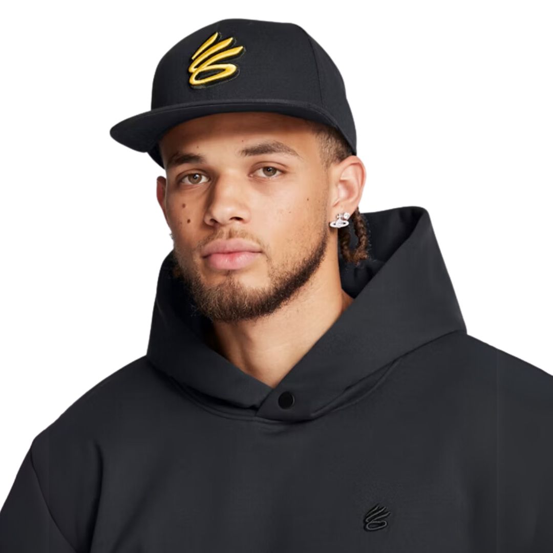 Curry Flat Brim Snapback Cap