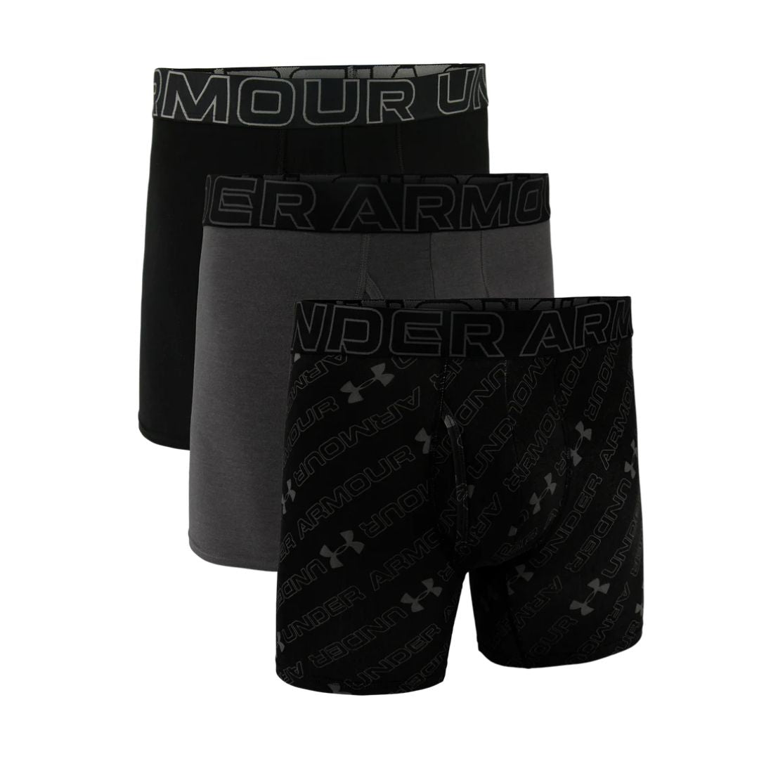 Performance Cotton 6" 3-Pack Printed Boxer