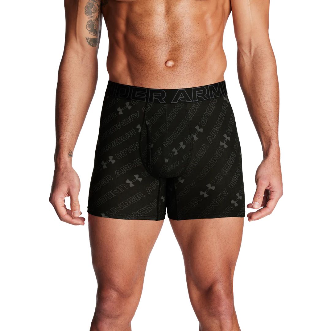 Performance Cotton 6" 3-Pack Printed Boxer