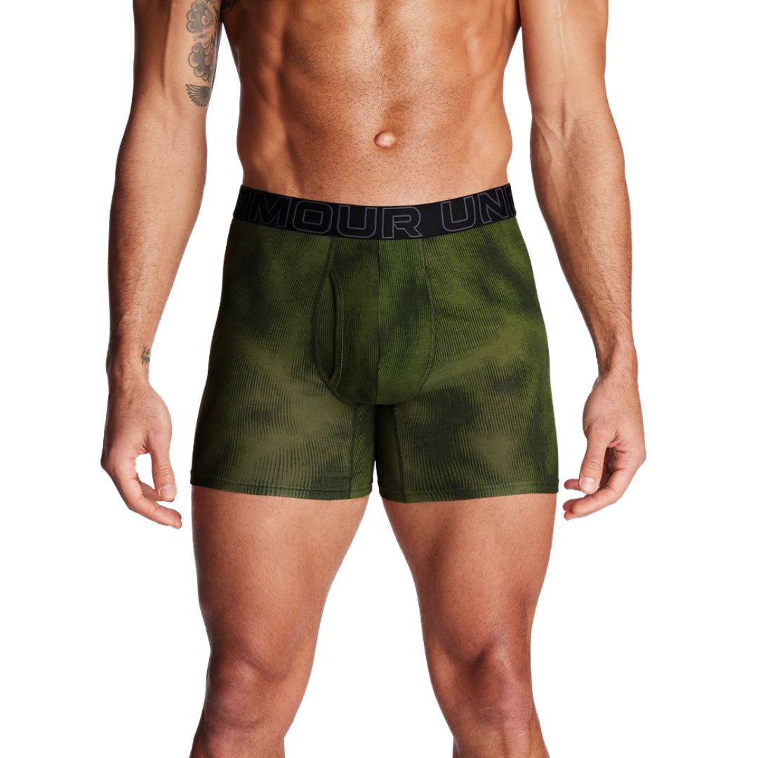 Performance Cotton 6" 3-Pack Printed Boxer