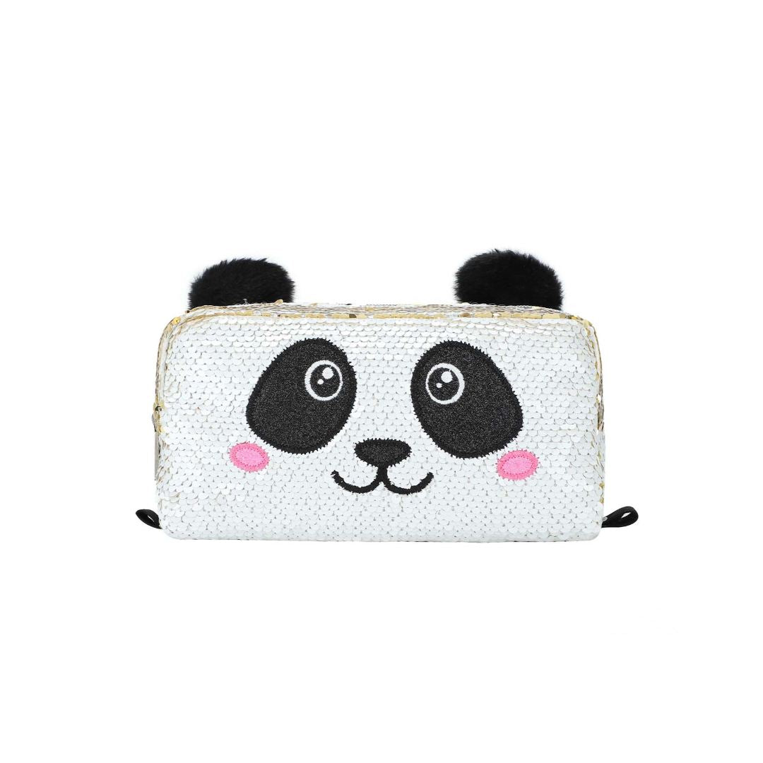 Justice panda pencil case hotsell