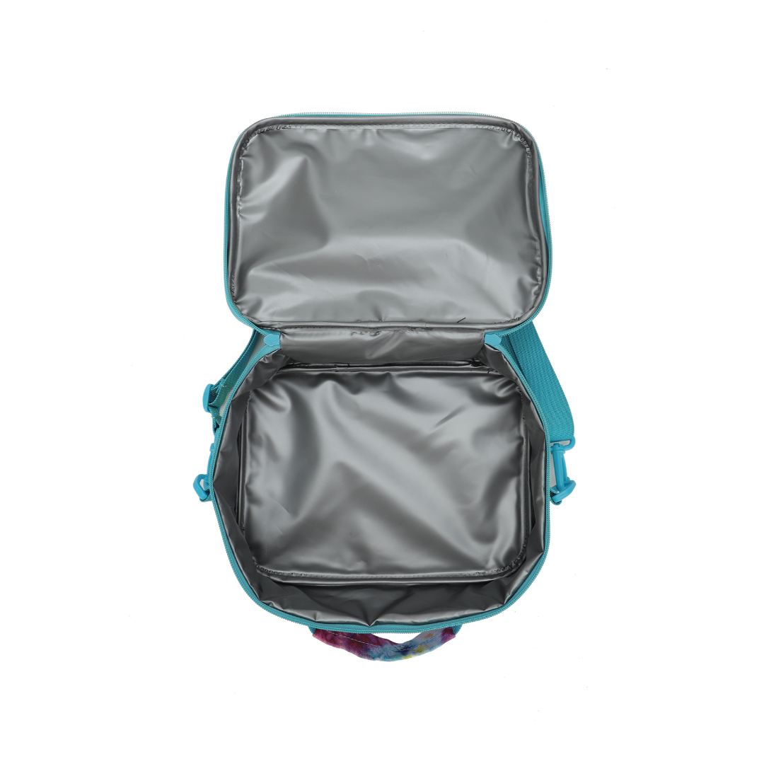 Tie Dye Purple & Turqoise Lunch Bag