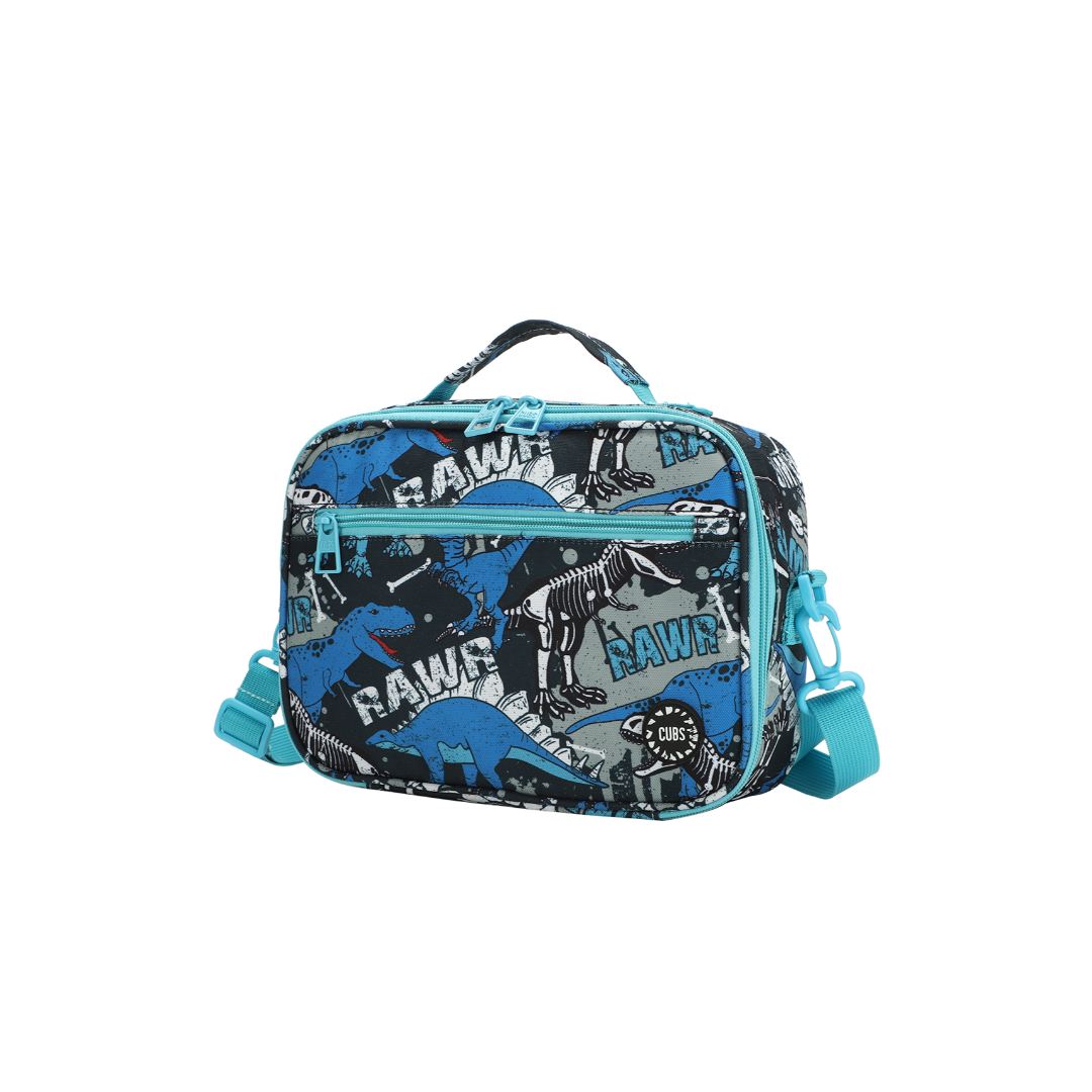 Black And Blue Roar Lunch Bag