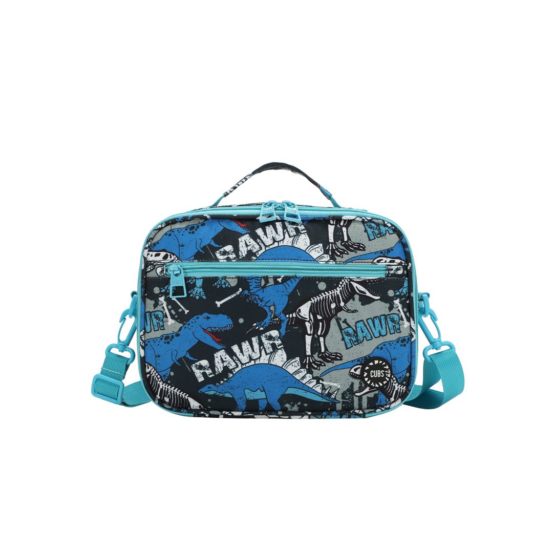 Black And Blue Roar Lunch Bag