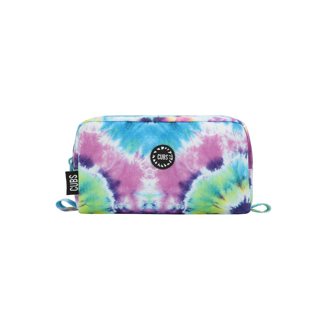 Tie Dye Purple & Turqoise Pencil Case
