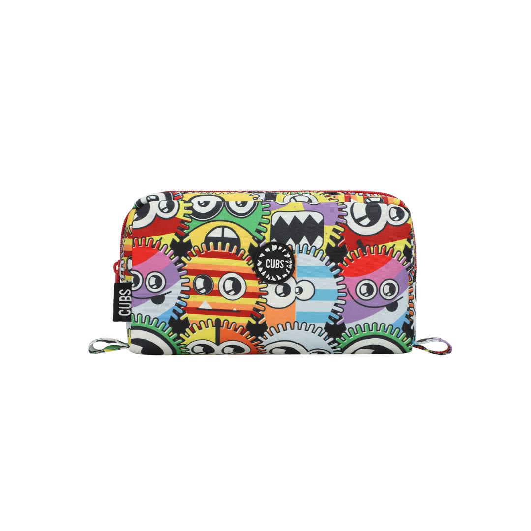 Robots Big Eyes Pencil Case