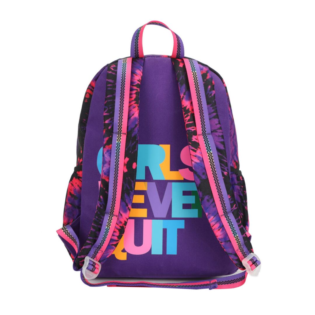 Black & Purple Tie Dye Backpack