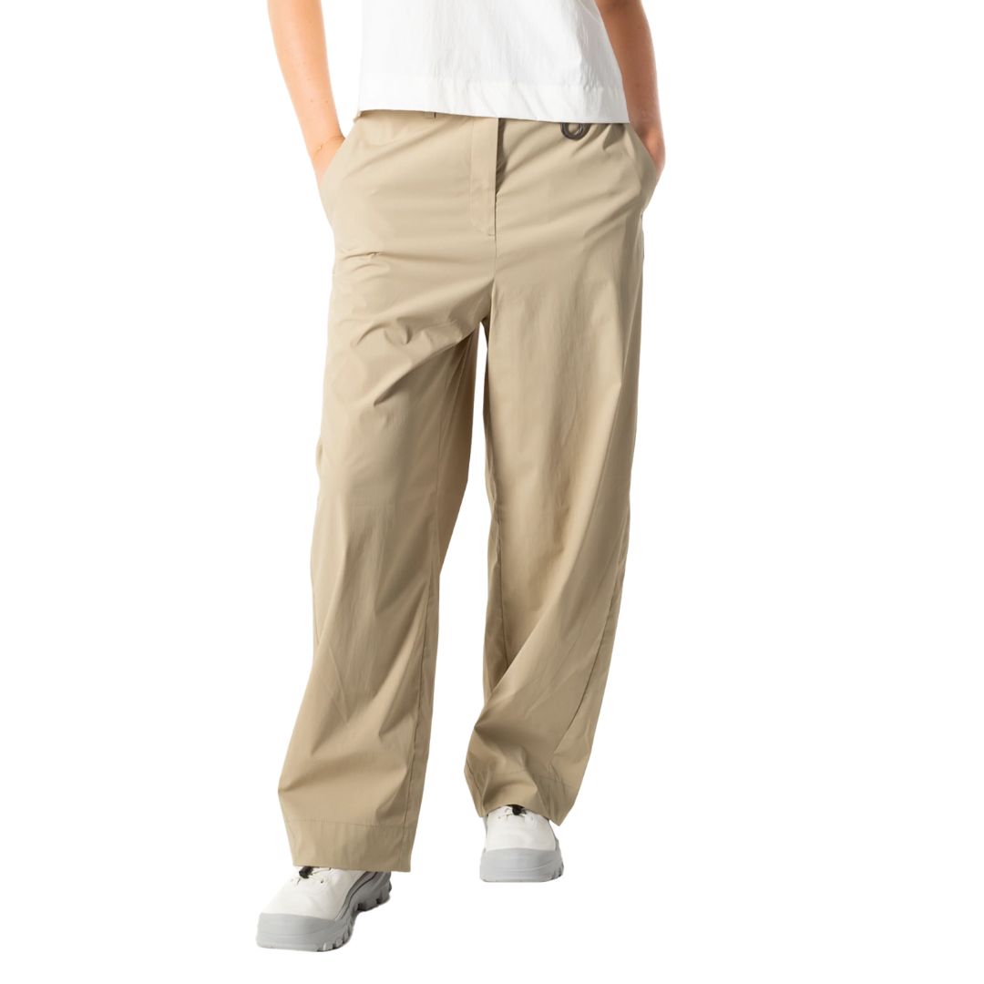 Barrel Leg Pants Warm Sand