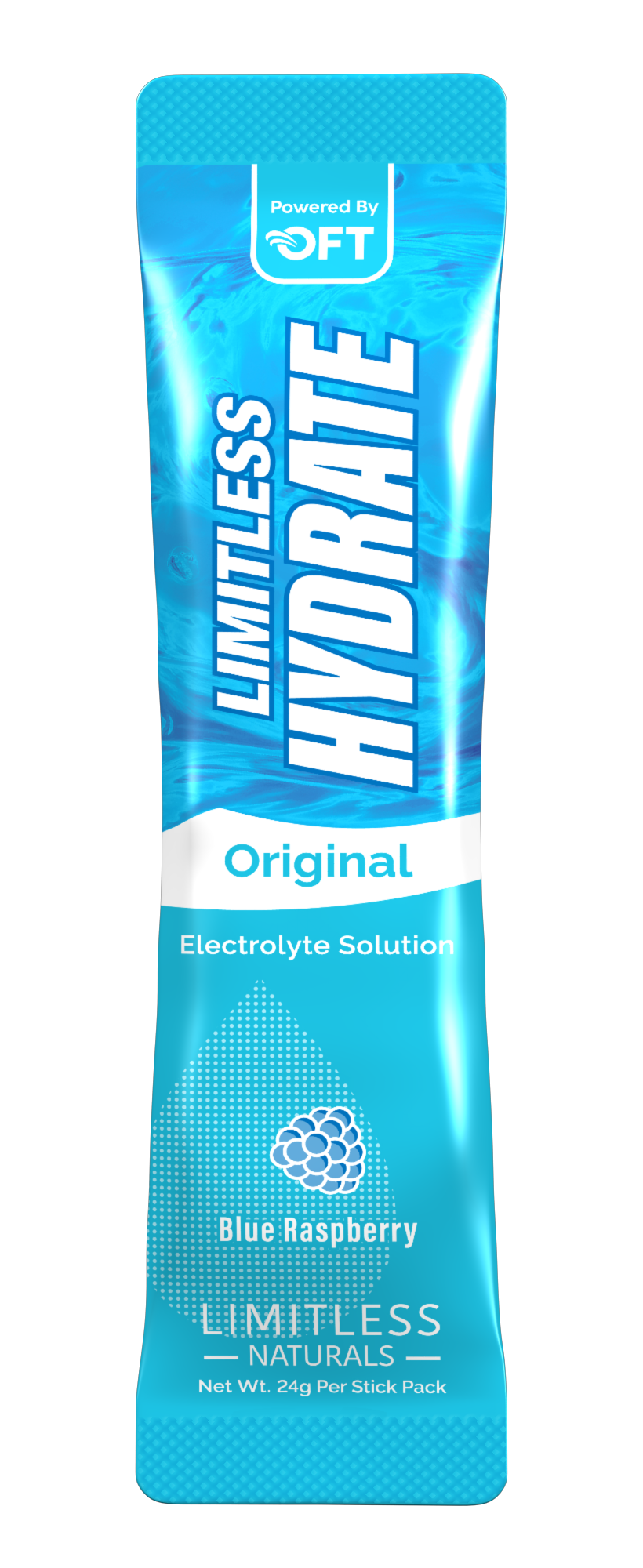 ليمتلس هيدريت توت ازرق - 6 باكيت