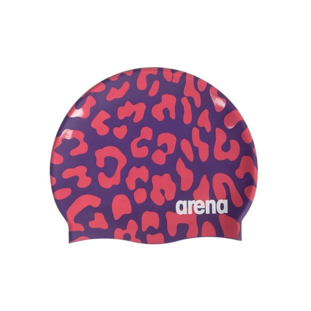 Arena Print 2 Bonnet Silicone – Toucher Pêche, Imprimé Unique, Unisexe, Maintien Amélioré