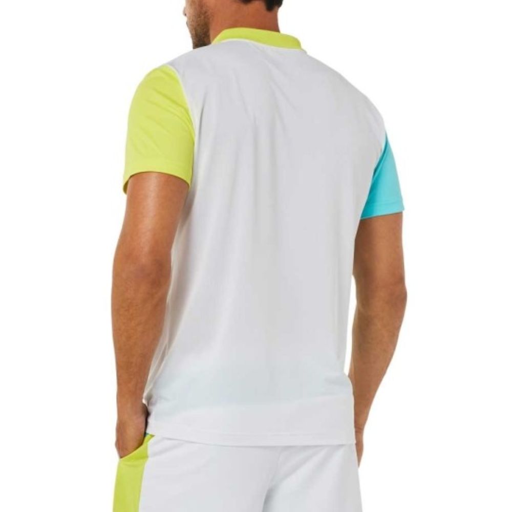 Men Court Color Block Polo-Shirt