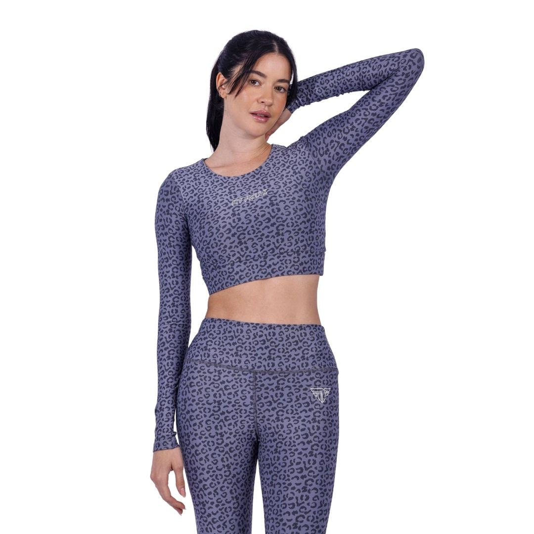 تيشيرت بأكمام طويلة ليوبارد