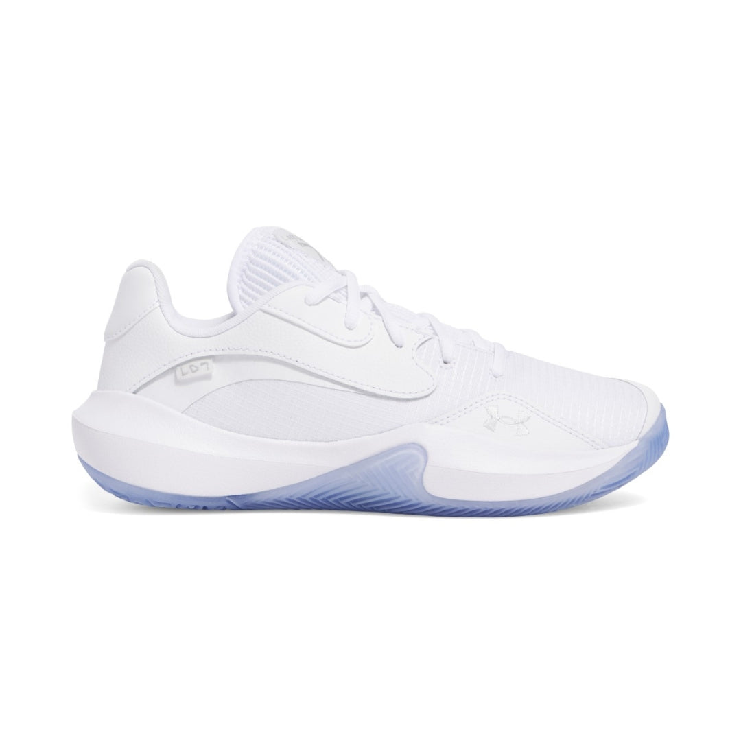 Under Armour Lockdown Low Men's Basketball Shoes White