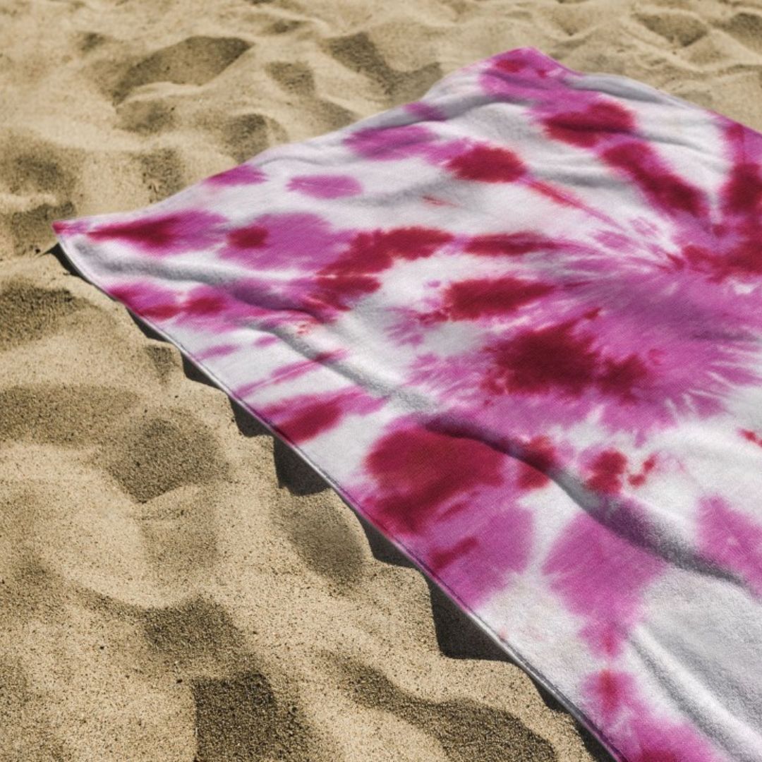 Printed Terry Microfiber Beach Towel