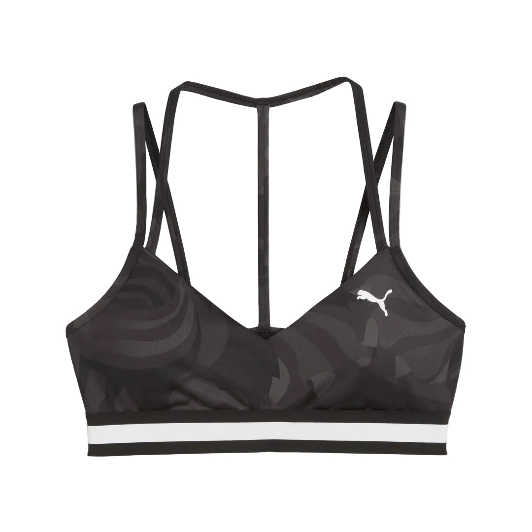Floral Ribbon Low-Support Bra