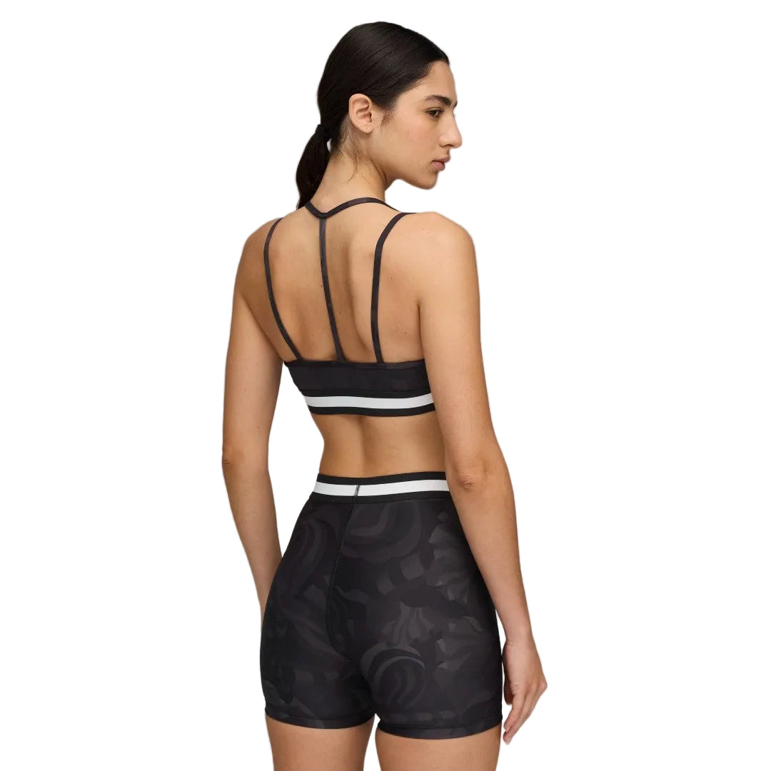 Floral Ribbon Low-Support Bra