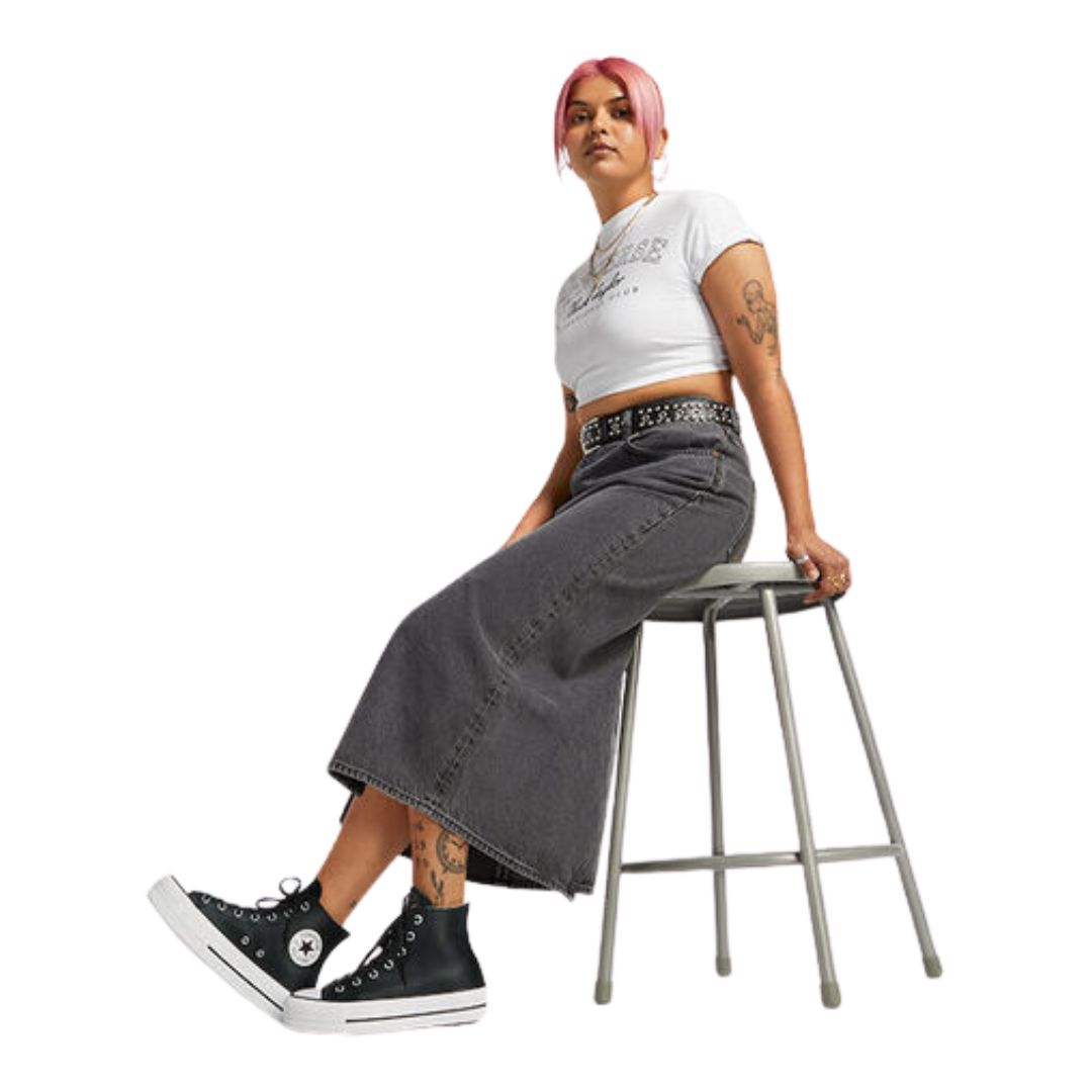 Chuck Taylor All Star Lift Platform Leather Shoes