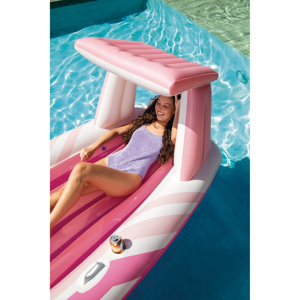 Pink Paradise Boat Mattress