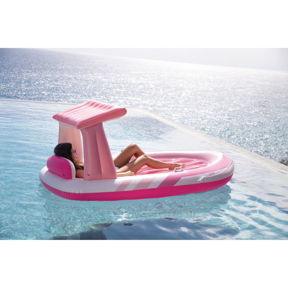 Pink Paradise Boat Mattress