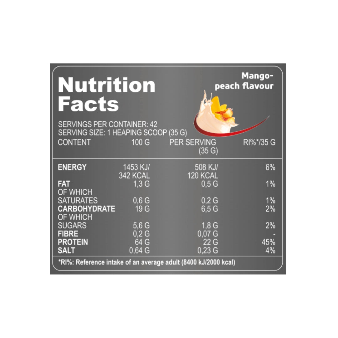 Superior14 Whey core beef-42Serv.-1501G-Mango Peach