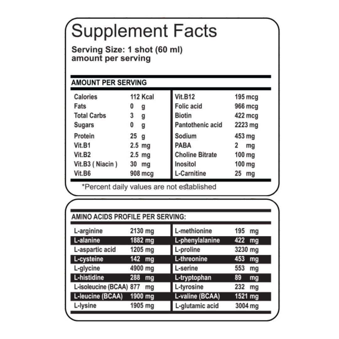 Max Muscle protein Shot -60Ml -Bubblegum