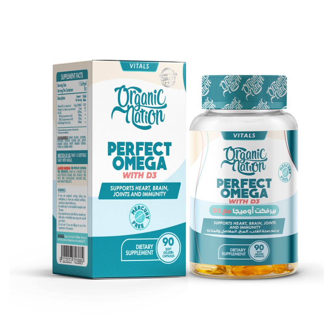Perfect Omega-3 With Vitamin D3 - 90 Serv. - 90 Capsules