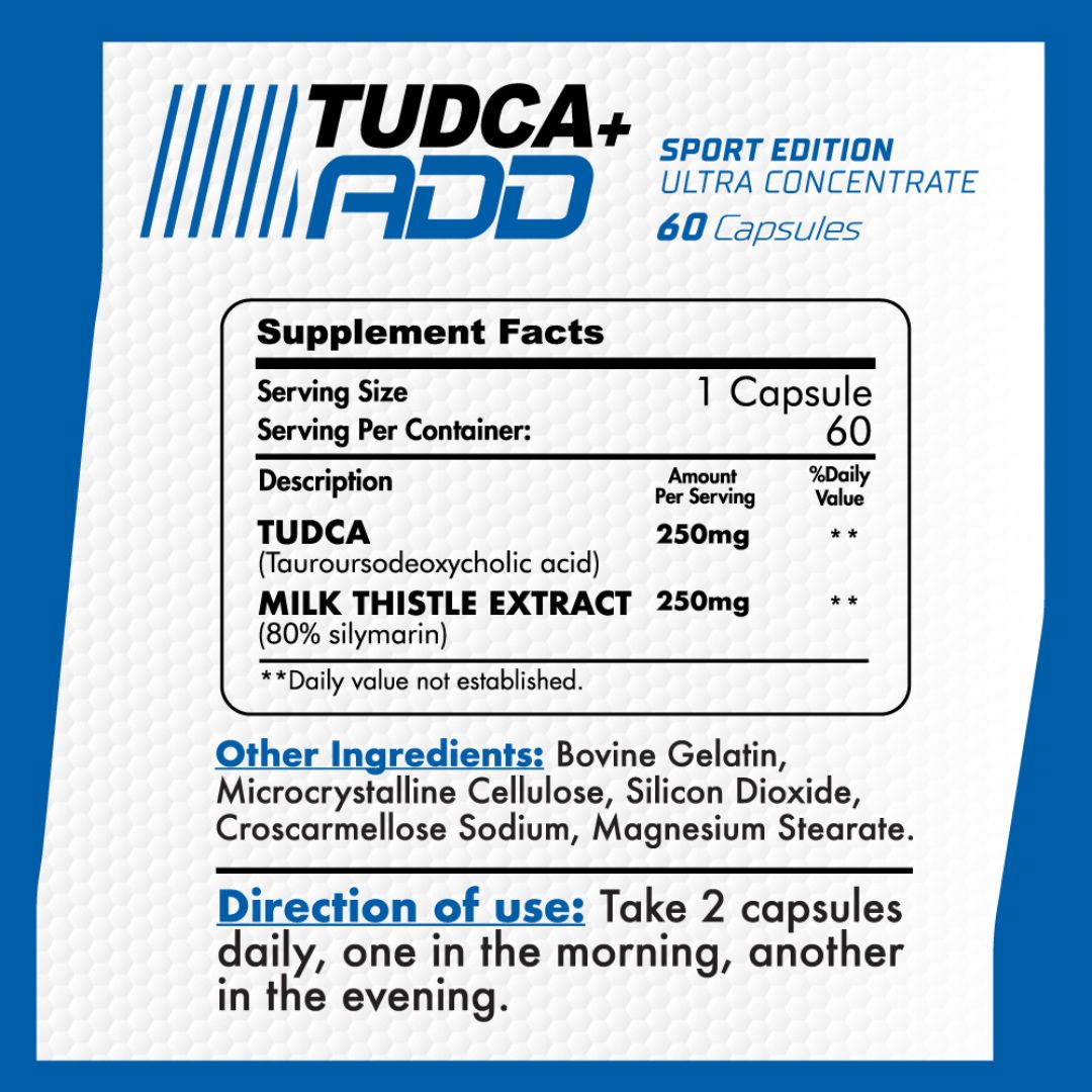 Muscle Add TUDCA+ Add 60 Serv. -60 Capsules