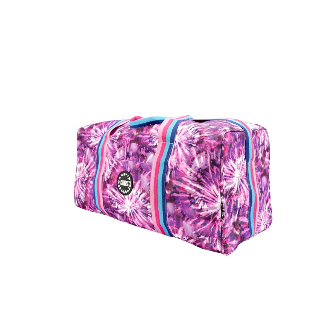 شنطة دفل للنهاية اسبوع متوسطة حجم بتصميم تاي داي ارجواني كله