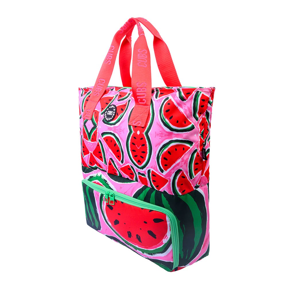 Watermelon Pink Fiesta Tote/Cooler