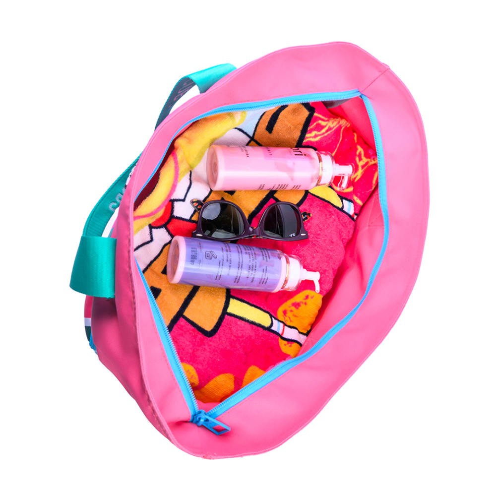 Pink Stripes Tote/Cooler