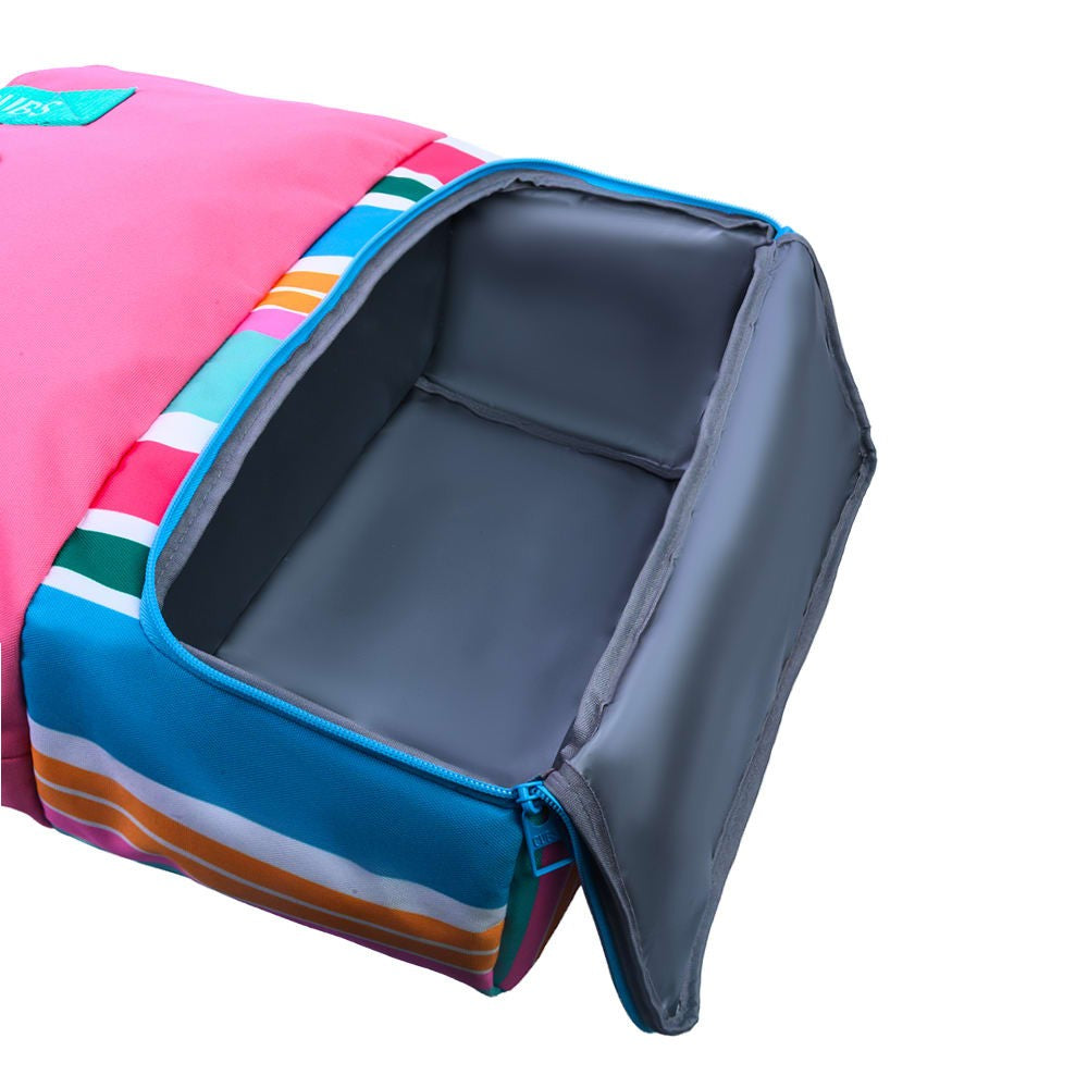 Pink Stripes Tote/Cooler