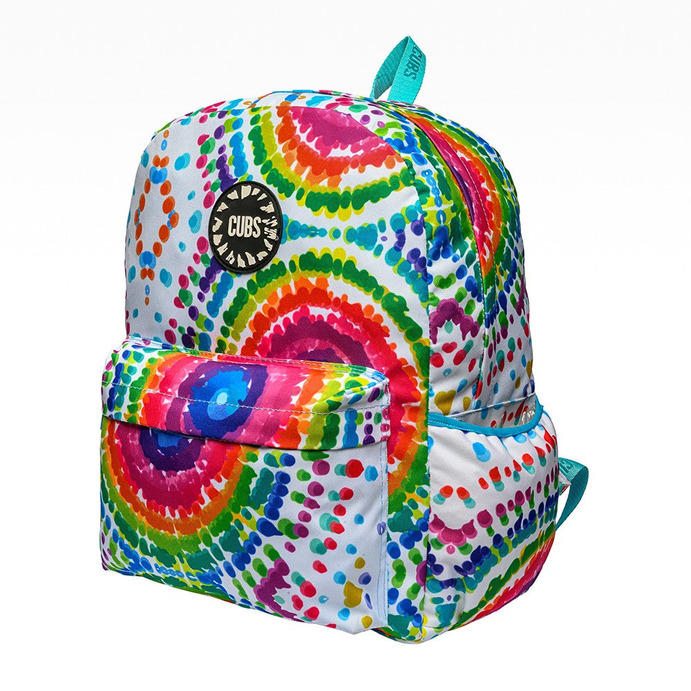 حقيبة ظهر لولبية مصبوغة بالربطة للصغار