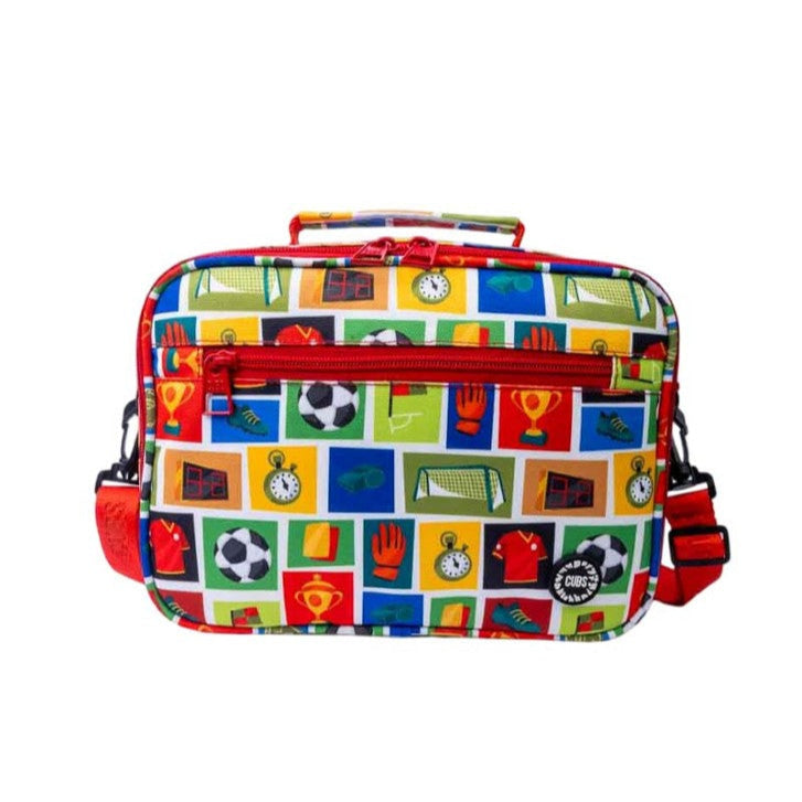 حقيبة غداء لمشجعي كرة القدم الصغار