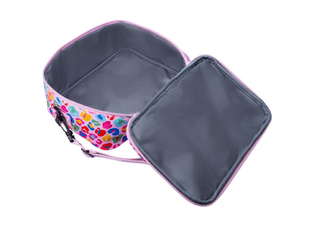 حقيبة غداء فتاة النمر الوردي للصغار