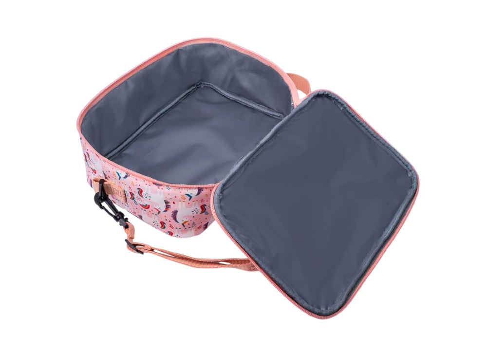 حقيبة غداء للأطفال بتصميم وحيد القرن وقوس قزح من بيتش