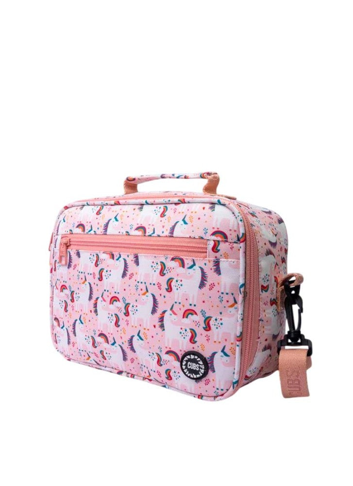 حقيبة غداء للأطفال بتصميم وحيد القرن وقوس قزح من بيتش