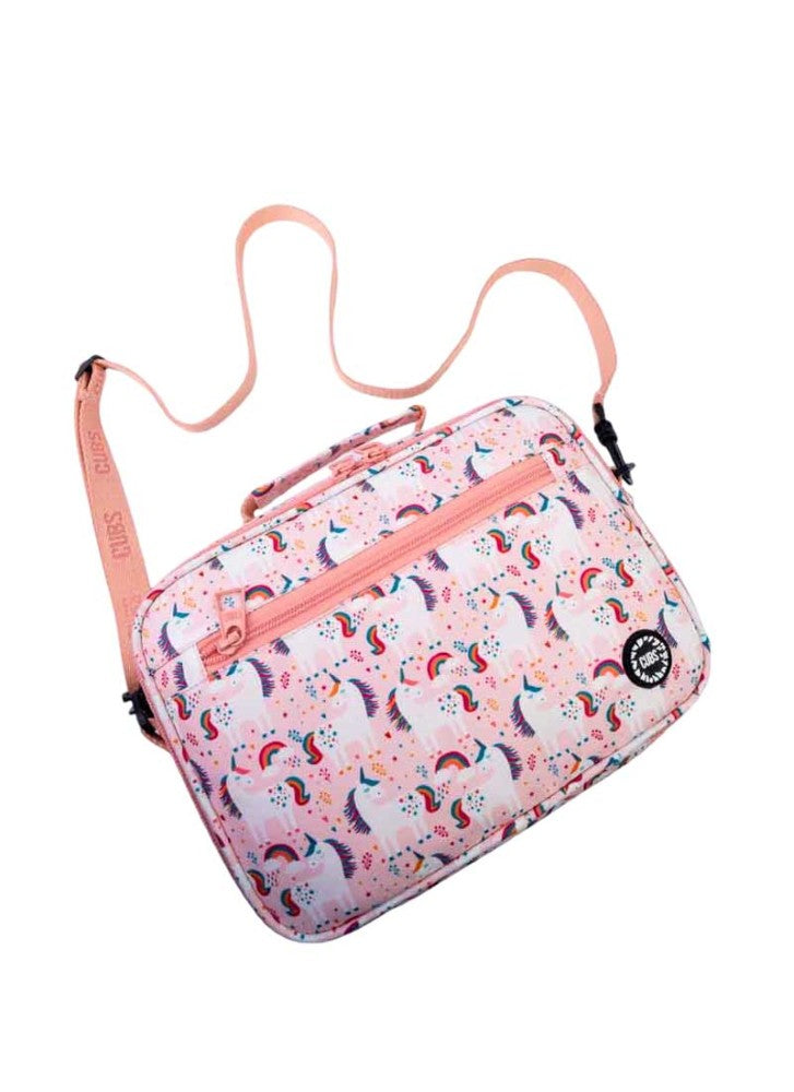 حقيبة غداء للأطفال بتصميم وحيد القرن وقوس قزح من بيتش