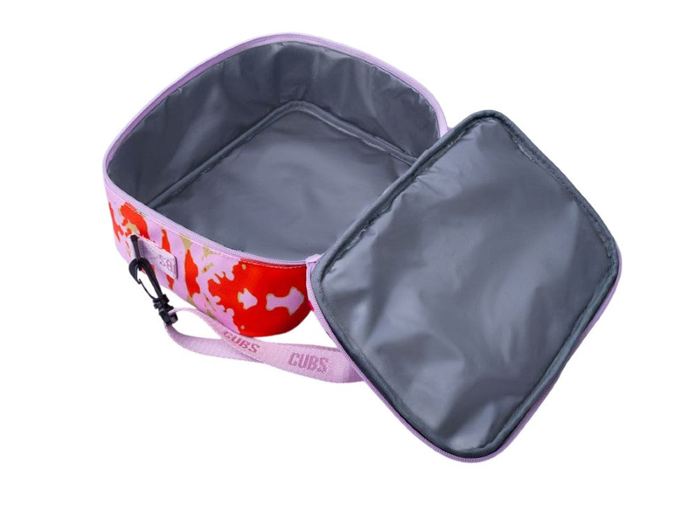 حقيبة غداء جونيور باللونين الأرجواني والبرتقالي