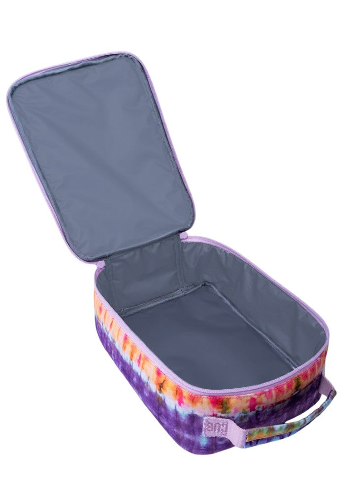 حقيبة غداء بألوان مائية كبيرة وبسيطة من فاشون جيرل