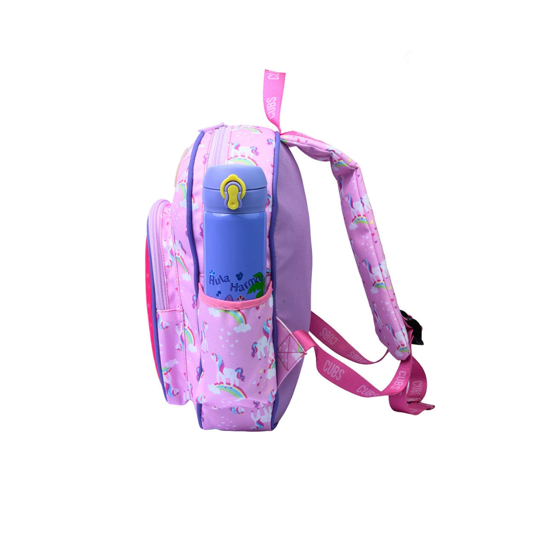 Pink Unicorn Letter A Nursery Backpack