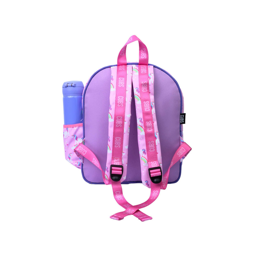 Pink Unicorn Letter L Nursery Backpack